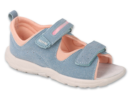 Befado - Obuwie dziecięce sandałki dla dziewczynki 