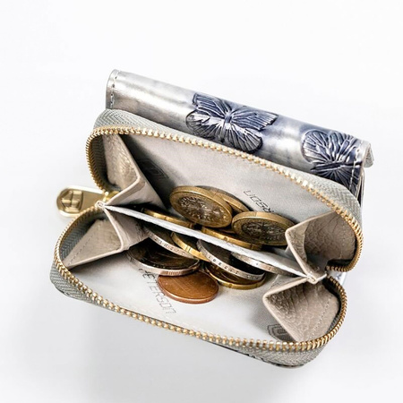 Portfel damski skóra naturalna skórzany Peterson 