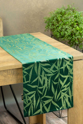 OBRUS BLINK 15 35 X 220 CM CIEMNOZIELONY