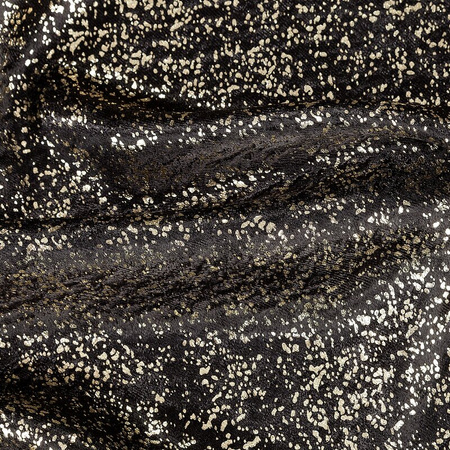 ZASŁONA GOTOWA EBRU NA TAŚMIE 135 X 270 CM CZARNY