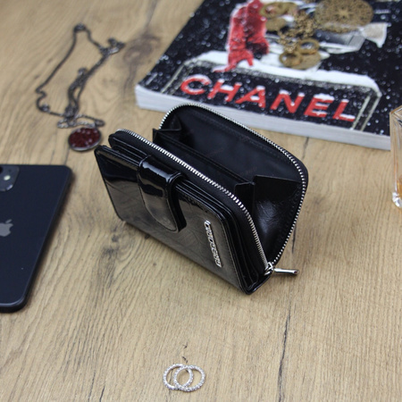 Gregorio portfel skóra naturalna czarny Gregorio BC-115 - kobieta