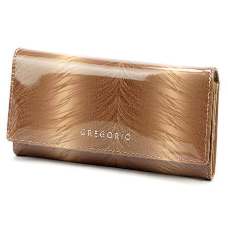 Portfel damski skórzany skóra naturalna Gregorio