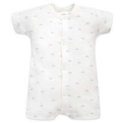 RAMPERS ROZP LOVELY DAY BABY BLUE ECRU AUTKA 62