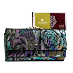 Portfel damski skórzany skóra naturalna  Peterson