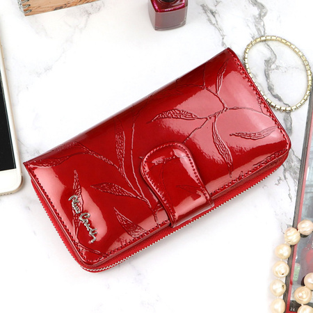 Portfel damski skóra naturalna skórzany Pierre Cardin