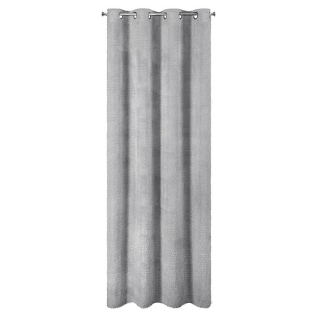 ZASŁONA GOTOWA AGIS 140 X 250 CM SREBRNY