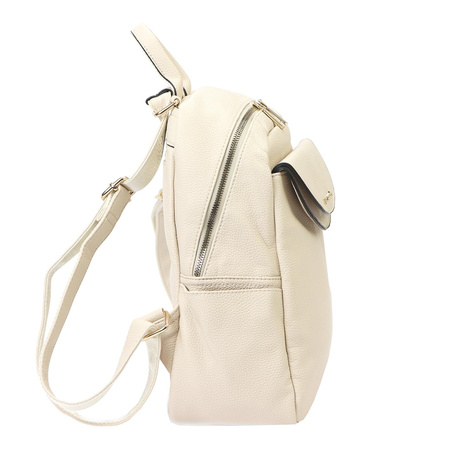 Plecak damski skórzany skóra ekologiczna Pierre Cardin