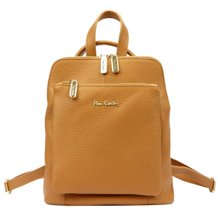 Plecak damski skórzany skóra naturalna Pierre Cardin