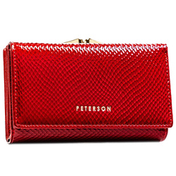 Portfel damski skóra naturalna skórzany Peterson