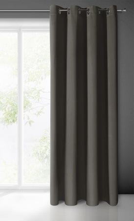 ZASŁONA GOTOWA LOGAN 135 X 250 CM GRAFITOWY