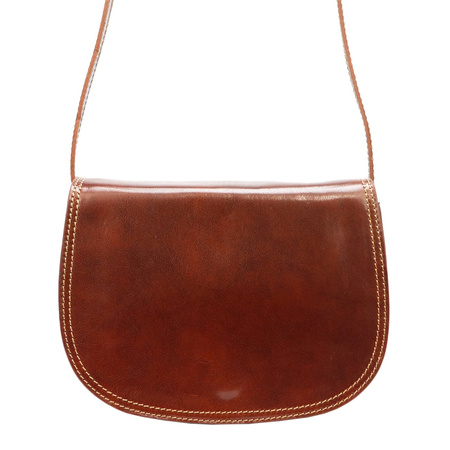 Florence torebka listonoszka skóra naturalna brązowy