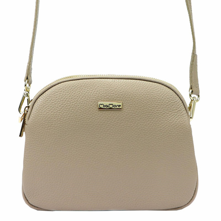 MiaMore torebka listonoszka skóra naturalna różowy