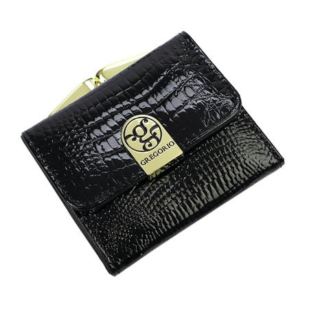 Portfel damski skórzany skóra naturalna Gregorio