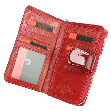 Portfel damski skórzany skóra naturalna Pierre Cardin