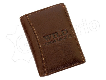 Portfel męski skórzany skóra naturalna Wild 