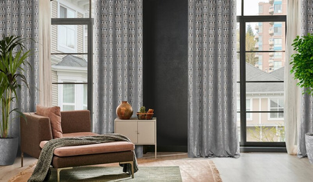 ZASŁONA GOTOWA LAURA 140 X 250 CM STALOWY