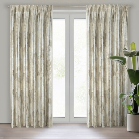 ZASŁONA GOTOWA ELLA NA TAŚMIE 140 X 270 CM KREMOWY