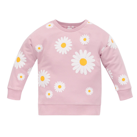 Bluza DL DAISY różowy,stokrotki 122