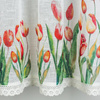FIRANA GOTOWA STELLA NA TAŚMIE 150 X 60 CM BIAŁY