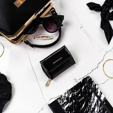 Portfel damski skórzany skóra naturalna  Peterson