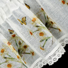 FIRANA GOTOWA FLORA 150 X 30 CM BIAŁY