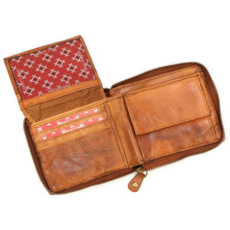 Portfel męski skórzany skóra ekologiczna VS 