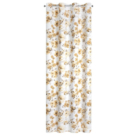 ZASŁONA GOTOWA CAREN 140 X 250 CM BIAŁY