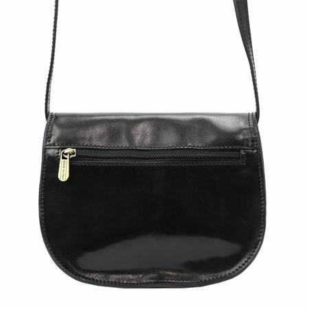 Florence torebka listonoszka skóra naturalna czarny
