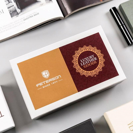 Portfel damski skóra naturalna skórzany Peterson