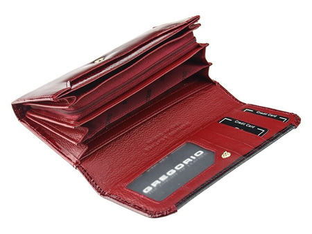 Portfel damski skórzany skóra naturalna Gregorio 