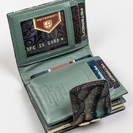 Portfel damski skórzany skóra naturalna  Peterson