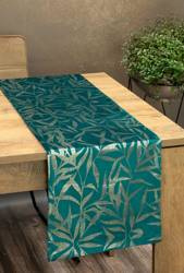 OBRUS BLINK 15 35 X 140 CM CIEMNOTURKUSOWY