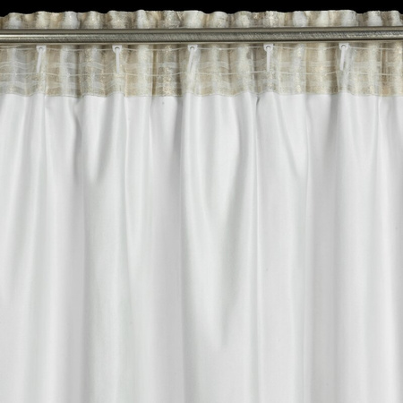 ZASŁONA GOTOWA ELLA NA TAŚMIE 140 X 270 CM KREMOWY