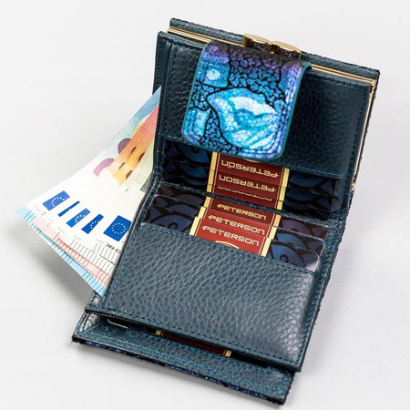 Portfel damski skórzany skóra naturalna  Peterson