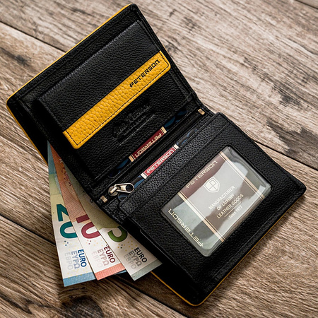Portfel męski skórzany skóra naturalna  Peterson