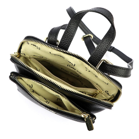 Plecak damski skórzany skóra naturalna Pierre Cardin