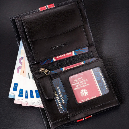 Portfel męski skórzany skóra naturalna Peterson