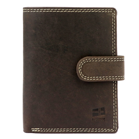 Portfel męski skórzany skóra naturalna Nordee 