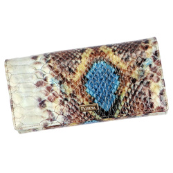 Portfel skóra naturalna wielokolorowy VL-122 - kobieta