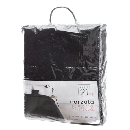 NARZUTA D91 BONI 6 170 X 210 CM CZARNY