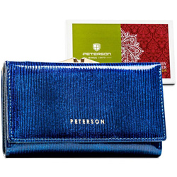 Portfel damski skórzany skóra naturalna  Peterson