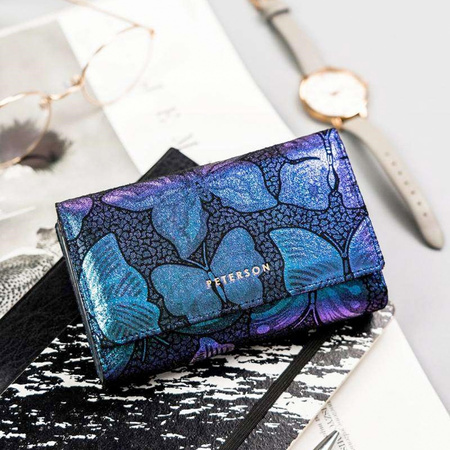 Portfel damski skórzany skóra naturalna  Peterson