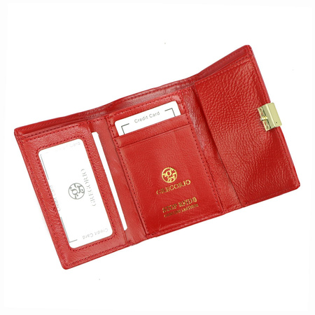 Portfel damski skórzany skóra naturalna Gregorio