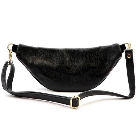 Torebka torebki skórzana saszetka nerka skóra naturalna Luka damska