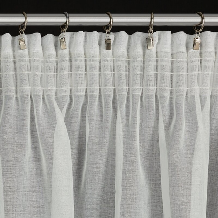 FIRANA GOTOWA MARION NA TAŚMIE 140 X 270 CM BIAŁY