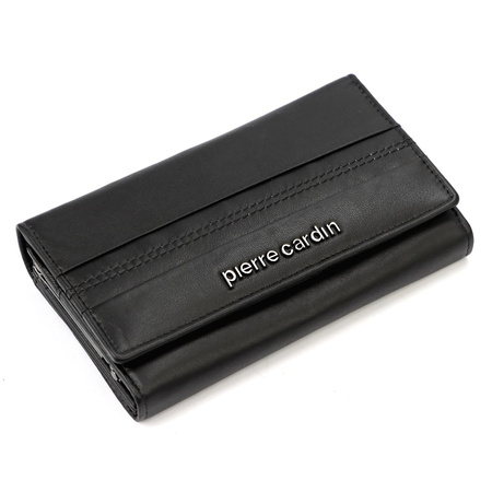 Portfel damski skórzany skóra naturalna Pierre Cardin 