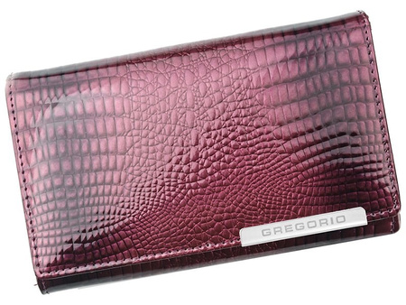 Portfel damski skóra naturalna skórzany Gregorio 