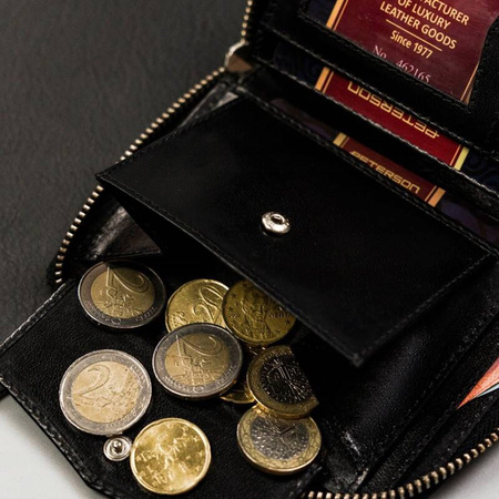 Portfel męski skórzany skóra naturalna  Peterson