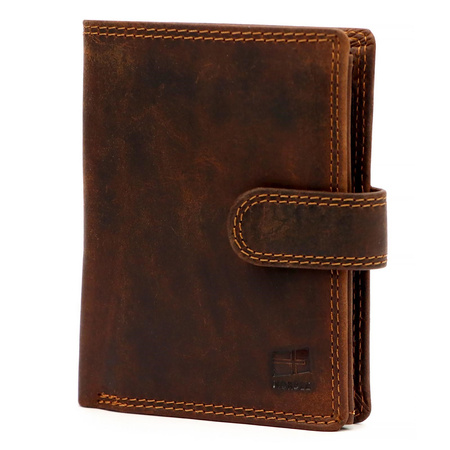 Portfel męski skórzany skóra naturalna Nordee