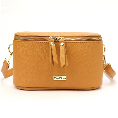 Torebka torebki skórzana skóra naturalna MiaMore damska 